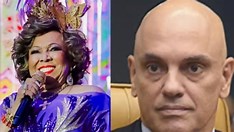 Alcione faz samba, elogios e até promessa de “macumba” para Trump em show para Moraes