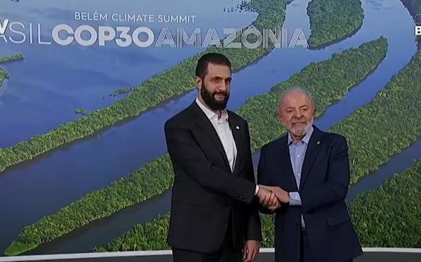 🌍 Lula recebe líder sírio acusado de crimes de guerra e gera polêmica na COP30
