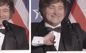Milei solta o quadril e homenageia Trump com “dancinha do Y.M.C.A.” em evento conservador
