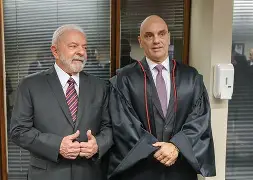 Lula pede a Trump o fim das sanções contra Moraes e outros ministros