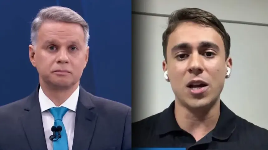 Ao vivo no SBT, Nikolas Ferreira quebra o protocolo e faz críticas que geram reação imediata
