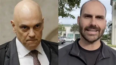 Eduardo Bolsonaro ataca decisão de Moraes e compara situação do pai à de Collor