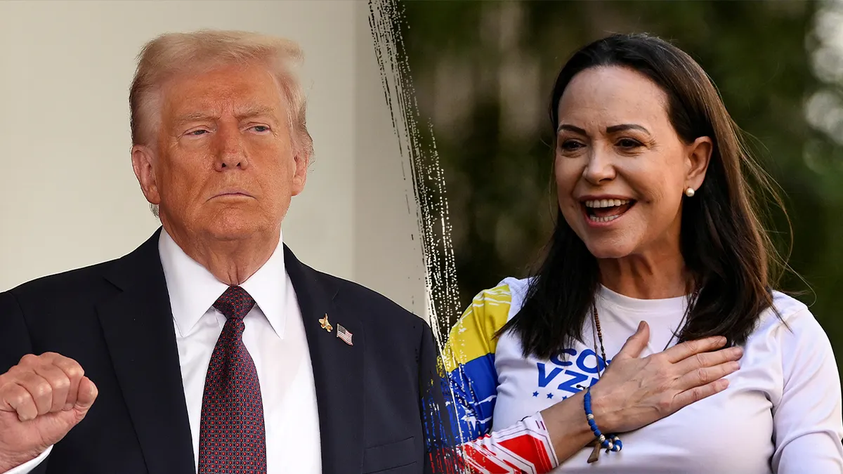 Trump abre diálogo com María Corina e sinaliza novo caminho dos EUA para a Venezuela