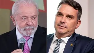 Flávio Bolsonaro avança, encurta distância e encosta em Lula em cenário de segundo turno