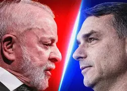 Lula ataca Flávio Bolsonaro e diz que ele entregaria o Brasil aos EUA