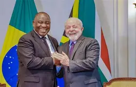 Lula recebe presidente da África do Sul em Brasília e reforça parceria entre os dois países