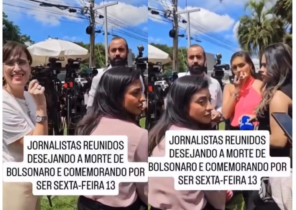 Vídeo com jornalistas falando sobre morte de Bolsonaro provoca indignação nas redes