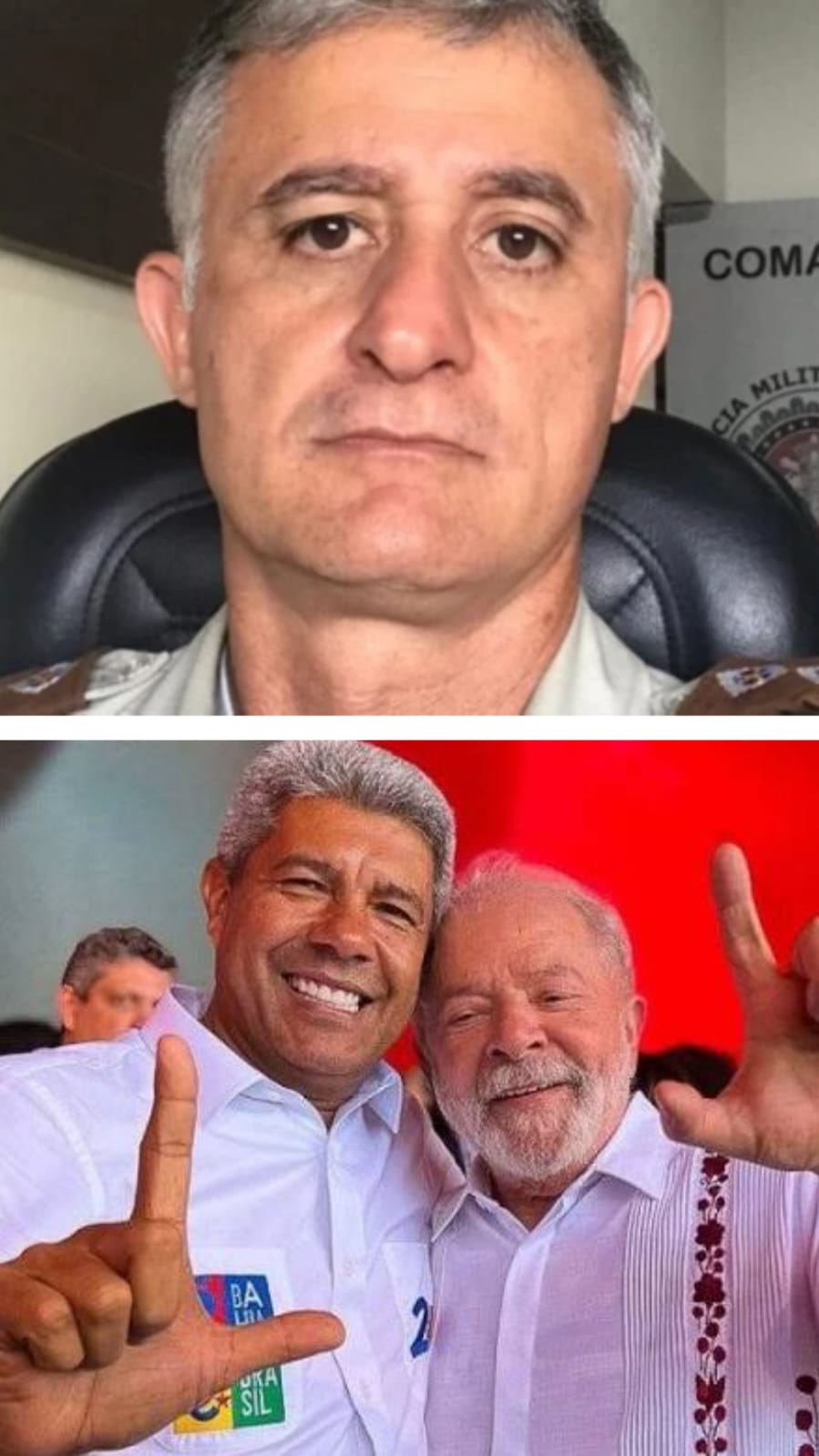 Quando a opinião vira punição: governo de Jerônimo exonera oficial da PM após apoio a ACM Neto