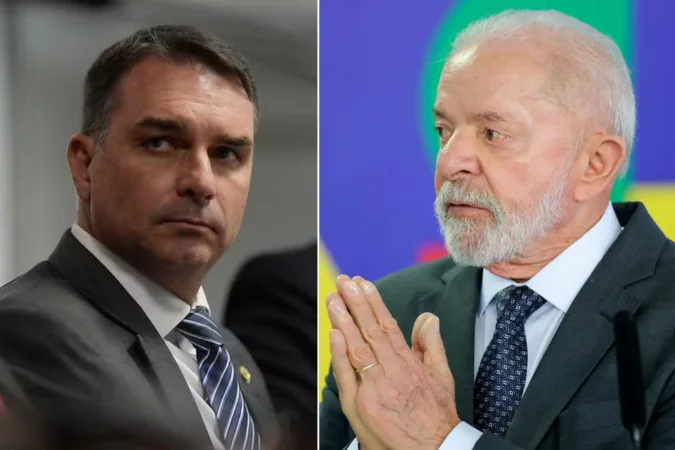 Flávio Bolsonaro cresce e encosta em Lula, aponta pesquisa de 2º turno