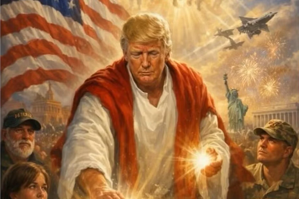 Trump apaga imagem feita por IA após críticas por suposta representação como Jesus
