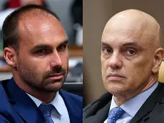 Moraes acelera processo contra Eduardo Bolsonaro e caso entra na fase final no STF