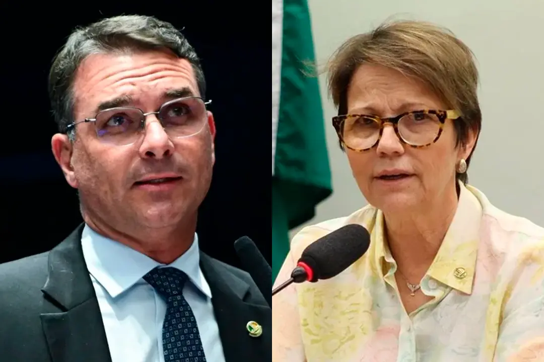 Flávio Bolsonaro elogia Tereza Cristina e reforça nome como possível vice em 2026