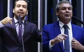 Lindbergh e Janones ironizam Flávio Bolsonaro após ameaça de processos nas redes