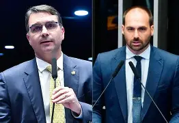 Eduardo Bolsonaro reage a Zema e cita doação ligada à família Vorcaro em novo embate na direita Eduardo Bolsonaro reage a Zema e cita doação ligada à família Vorcaro em novo embate na direita