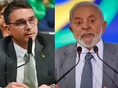 Lula e Flávio Bolsonaro participam de posse no TSE em evento que reúne rivais políticos em Brasília