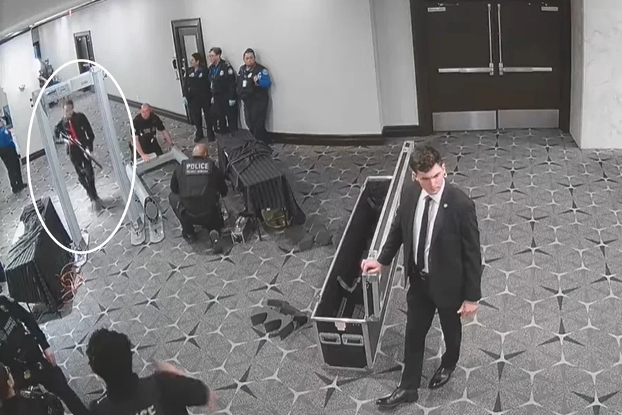 Novo vídeo do FBI revela tentativa de ataque em jantar com Donald Trump
