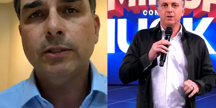 Flávio Bolsonaro questiona repasses e cita R$ 160 milhões do Banco Master à TV Globo em entrevista