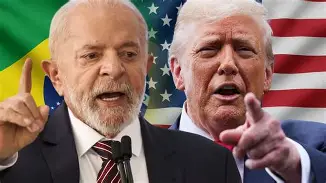 Trump mira Brasil, tarifas voltam ao centro da disputa e tensão entre Washington e Brasília cresce Trump mira Brasil, tarifas voltam ao centro da disputa e tensão entre Washington e Brasília cresce