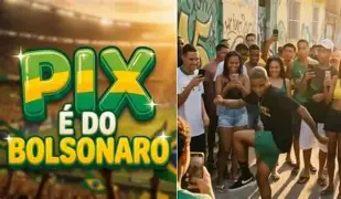 Flávio Bolsonaro aposta em funk e inteligência artificial para ligar criação do Pix ao governo do pai