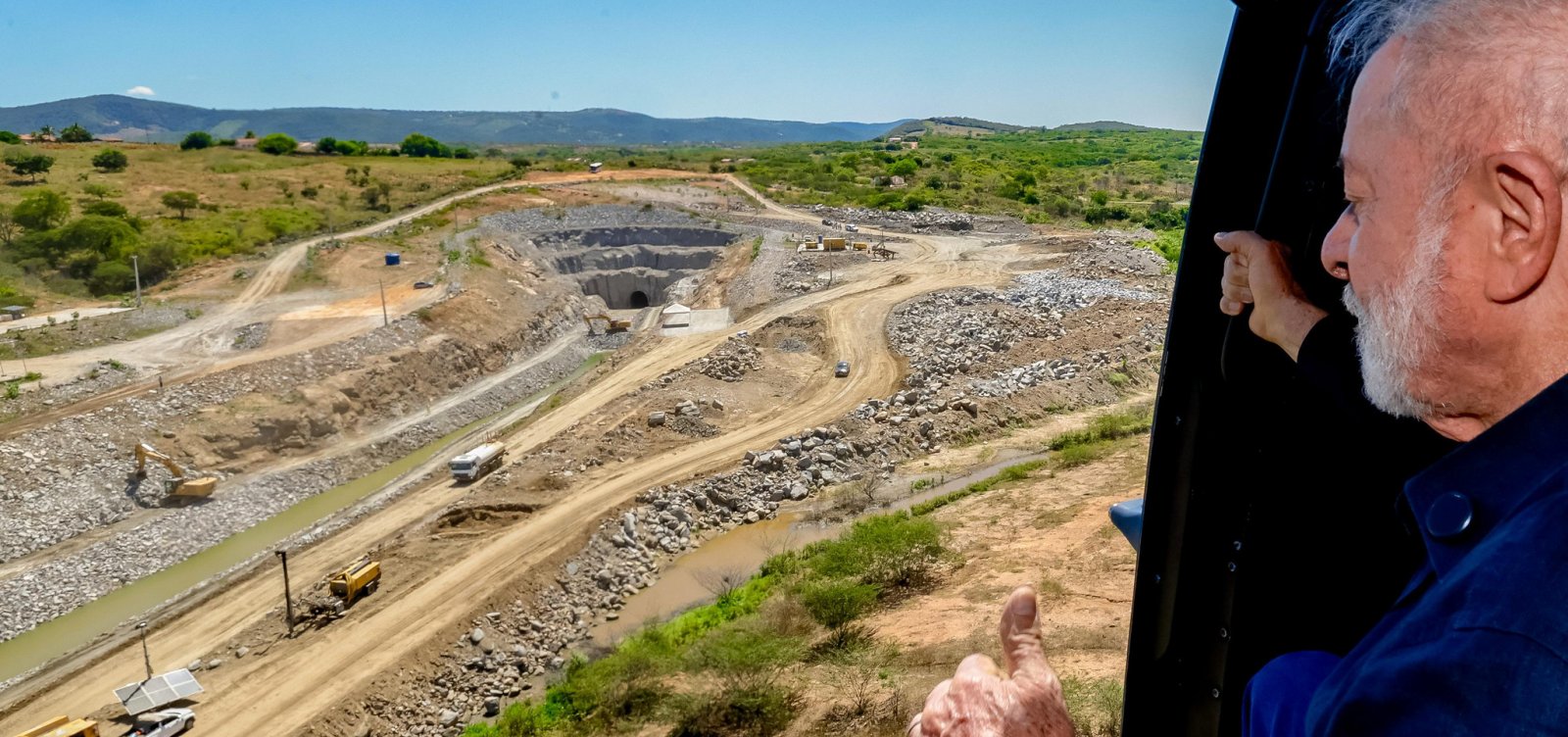 Lula inaugura túnel da transposição sem água no Rio Grande do Norte; fluxo só chegou após cerimônia