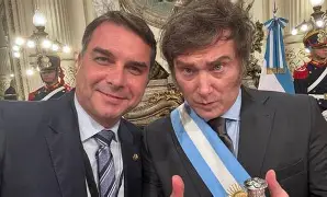 Milei confirma presença no lançamento da candidatura de Flávio Bolsonaro e anuncia visita a Jair Bolsonaro Milei confirma presença no lançamento da candidatura de Flávio Bolsonaro e anuncia visita a Jair Bolsonaro