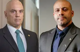 Moraes determina que defesa de Daniel Silveira explique, em 48 horas, participação em vídeo eleitoral ao lado de Carlos Portinho