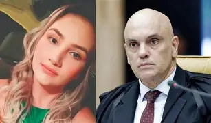 Moraes cobra explicações sobre falhas em tornozeleira eletrônica de “Débora do Batom”