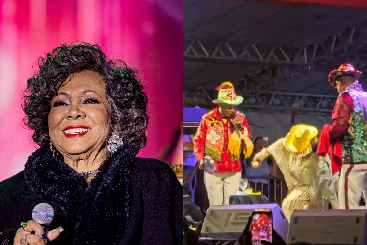 Alcione cai durante show em São Luís, recebe ajuda da equipe e tranquiliza fãs: “Estou ótima”