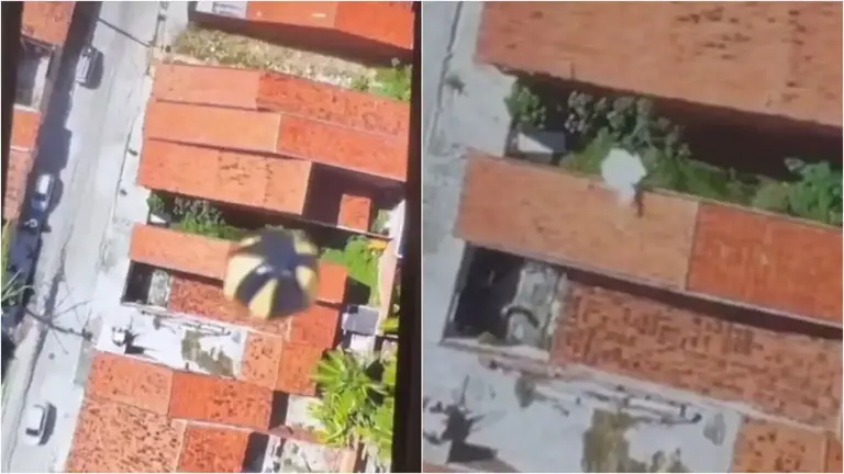 Criminosos utilizam drone para lançar explosivo contra residência em Fortaleza; suspeito de integrar facção é preso Criminosos utilizam drone para lançar explosivo contra residência em Fortaleza; suspeito de integrar facção é preso