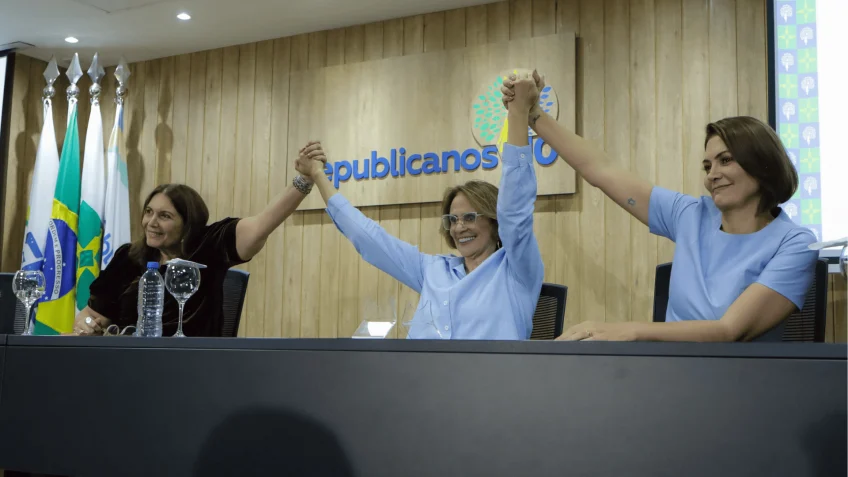 Damares e Michelle selam aproximação entre Republicanos e PL no DF e desenham frente conservadora para 2026