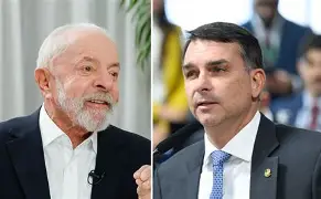 Lula e Flávio Bolsonaro travam disputa de um ponto: pesquisa Nexus mostra eleição presidencial em empate técnico