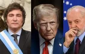 Lula critica suposta interferência de Trump e Milei nas eleições brasileiras e diz que extrema-direita não voltará ao poder Lula critica suposta interferência de Trump e Milei nas eleições brasileiras e diz que extrema-direita não voltará ao poder