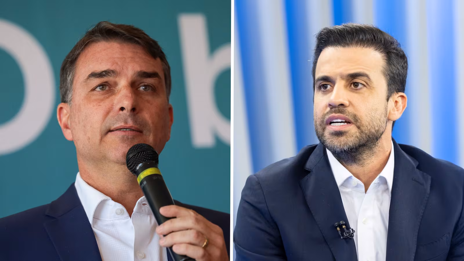 Após registrar candidatura, Pablo Marçal liga para Flávio Bolsonaro e sinaliza disposição de manter diálogo com adversário Após registrar candidatura, Pablo Marçal liga para Flávio Bolsonaro e sinaliza disposição de manter diálogo com adversário