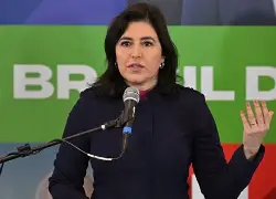 Simone Tebet invoca Cristo contra adversários de Lula — e a política brasileira reencontra a velha arte da metamorfose
