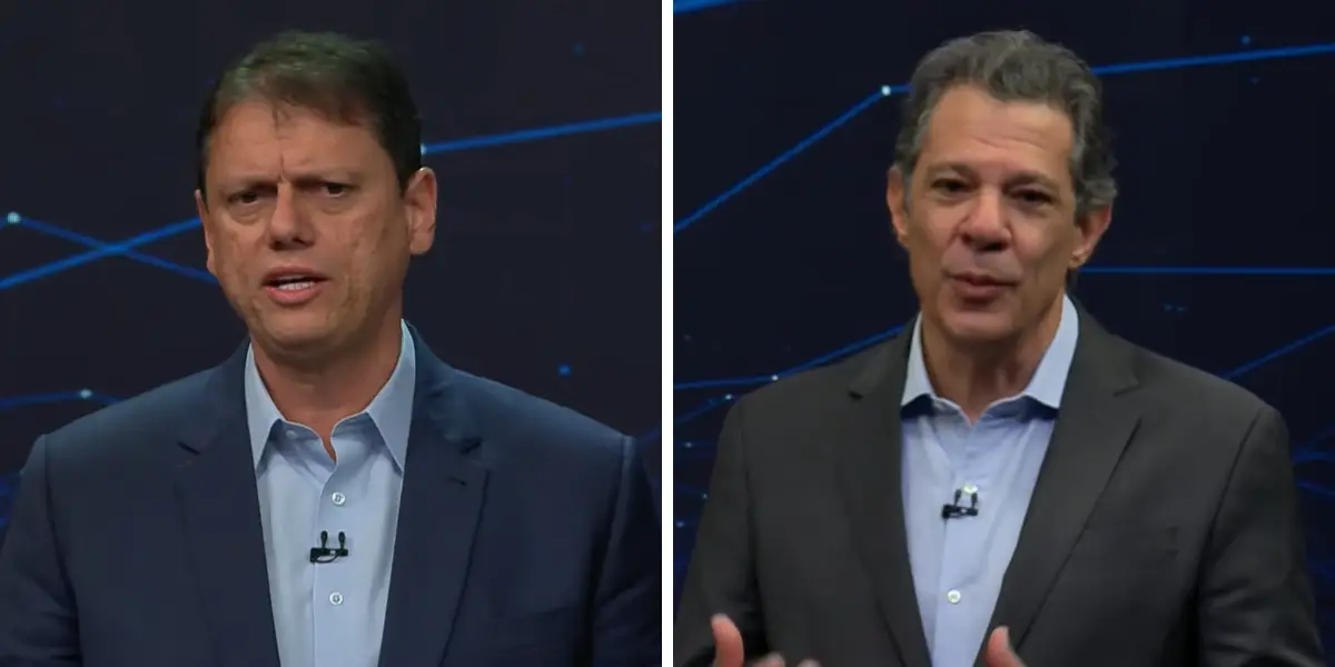 Tarcísio de Freitas transforma debate em defesa da gestão e dispara contra Haddad: “Foi considerado o pior prefeito de São Paulo”