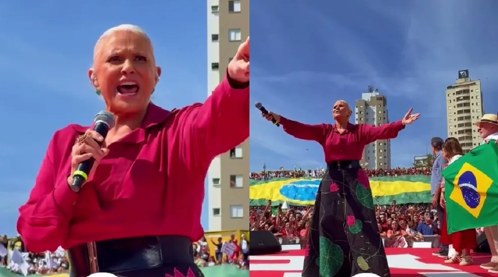 Fafá de Belém canta Hino Nacional no lançamento da campanha de Lula e reacende uma velha pergunta: houve cachê?