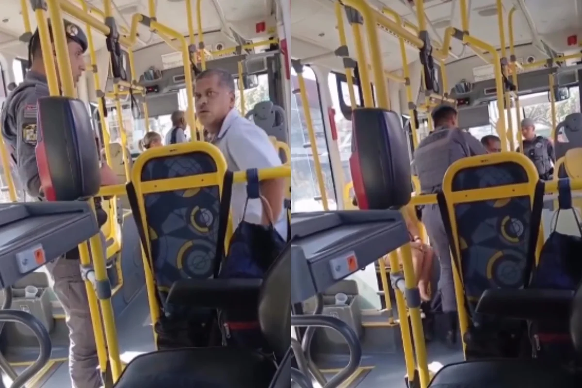 Motorista de ônibus é retirado à força por PMs após pedir passagem para viatura em São Paulo; sindicato denuncia truculência Motorista de ônibus é retirado à força por PMs após pedir passagem para viatura em São Paulo; sindicato denuncia truculência