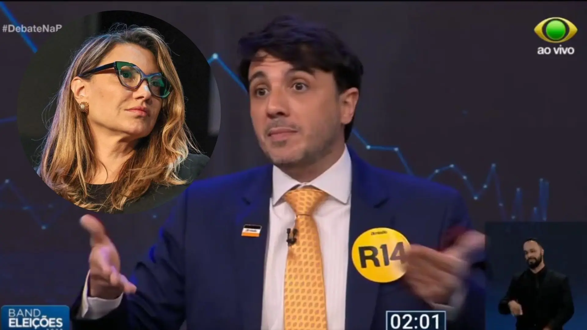 Renan Santos ataca Lula e Janja em debate: “Ou tá bêbado ou tá com a Janja. Melhor ficar bêbado”