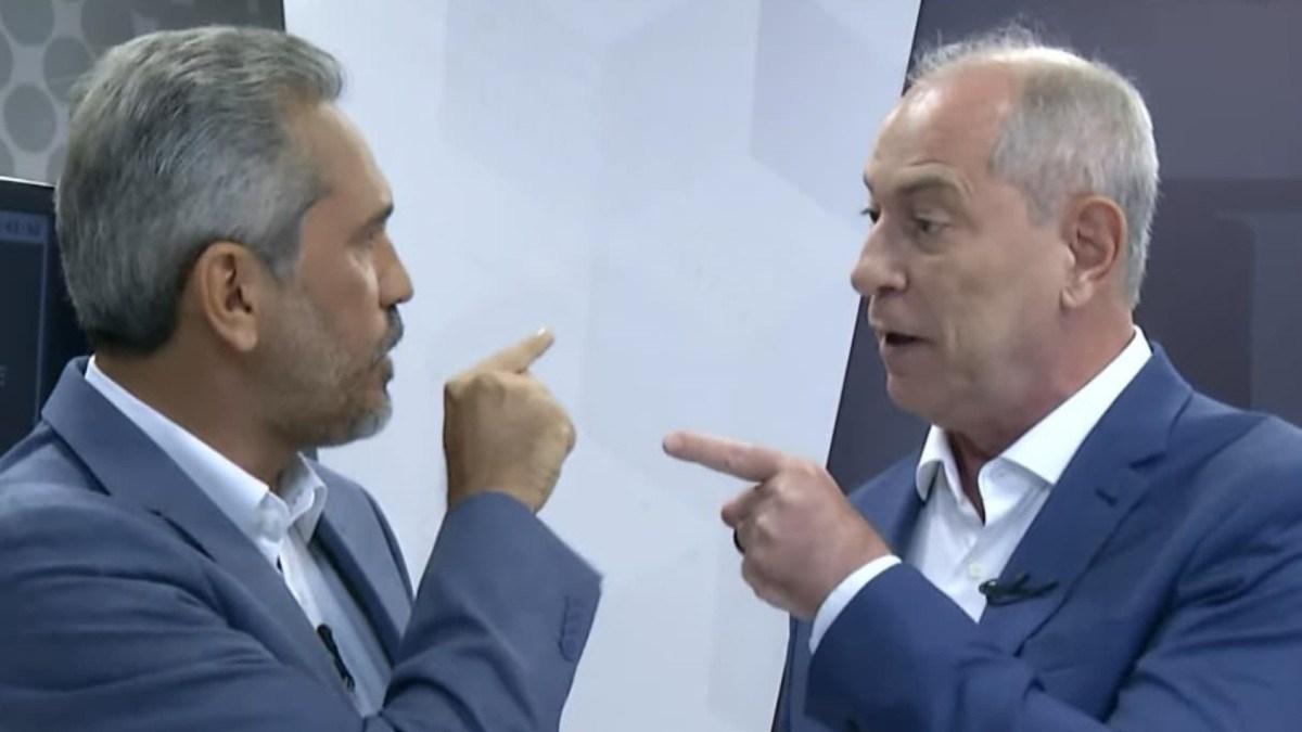 Ciro Gomes e Elmano de Freitas protagonizam bate-boca em debate no Ceará Ciro Gomes e Elmano de Freitas protagonizam bate-boca em debate no Ceará