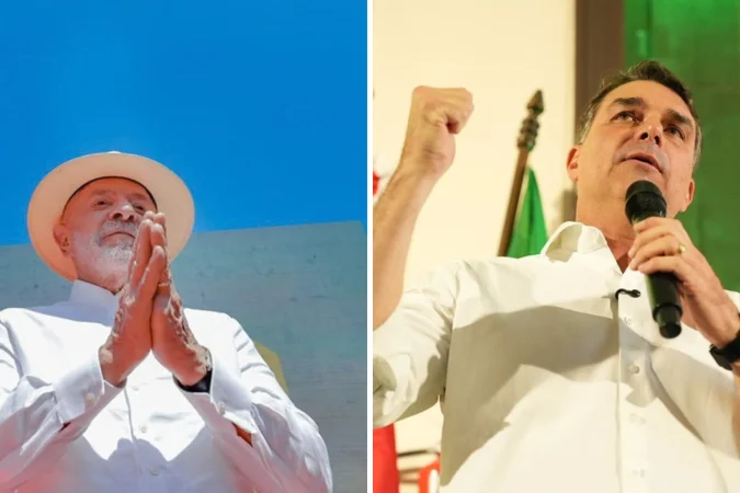 Mapa de 2026 expõe divisão regional entre Lula e Flávio Bolsonaro