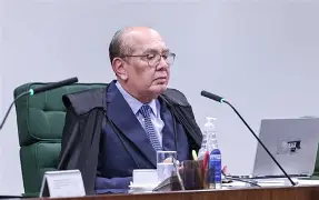 GILMAR MENDES CITA ELEIÇÕES E COMPETÊNCIA DO PLENÁRIO AO PEDIR VISTA EM DISPUTA PELO COMANDO DA PF