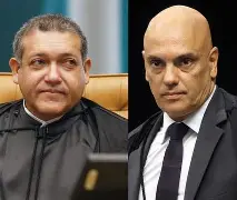 Nunes Marques se declara impedido no julgamento de Moraes após mensagens de Vorcaro citarem seu filho e R$ 500 mil Nunes Marques se declara impedido no julgamento de Moraes após mensagens de Vorcaro citarem seu filho e R$ 500 mil