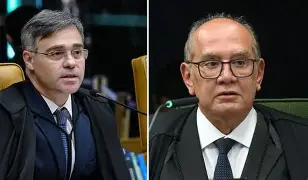Gilmar Mendes parte para o ataque contra André Mendonça durante julgamento de Alexandre de Moraes