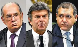 Mensagens de Gilmar Mendes a Nunes Marques e Fux expõem crise no STF em meio ao Caso Master