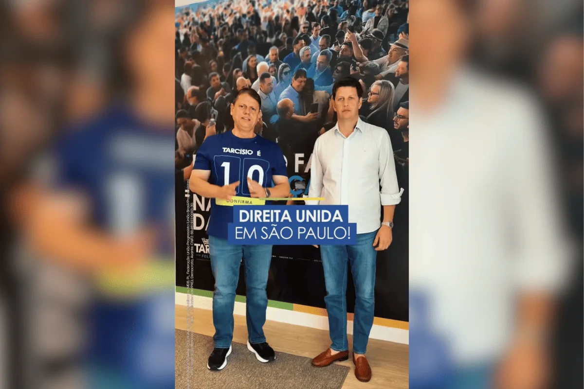 Tarcísio elogia Ricardo Salles após desistência da candidatura ao Senado: “Grandeza”