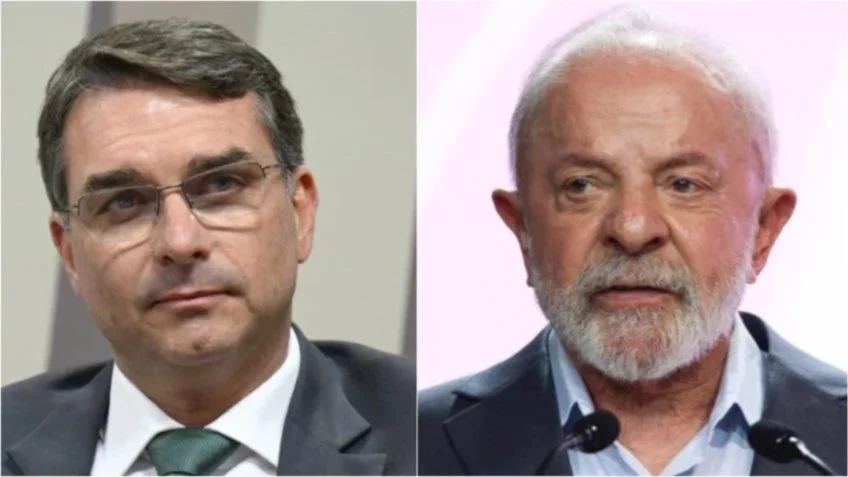 Atlas/Bloomberg mostra Lula com 47,7% e Flávio Bolsonaro com 47,4% no segundo turno