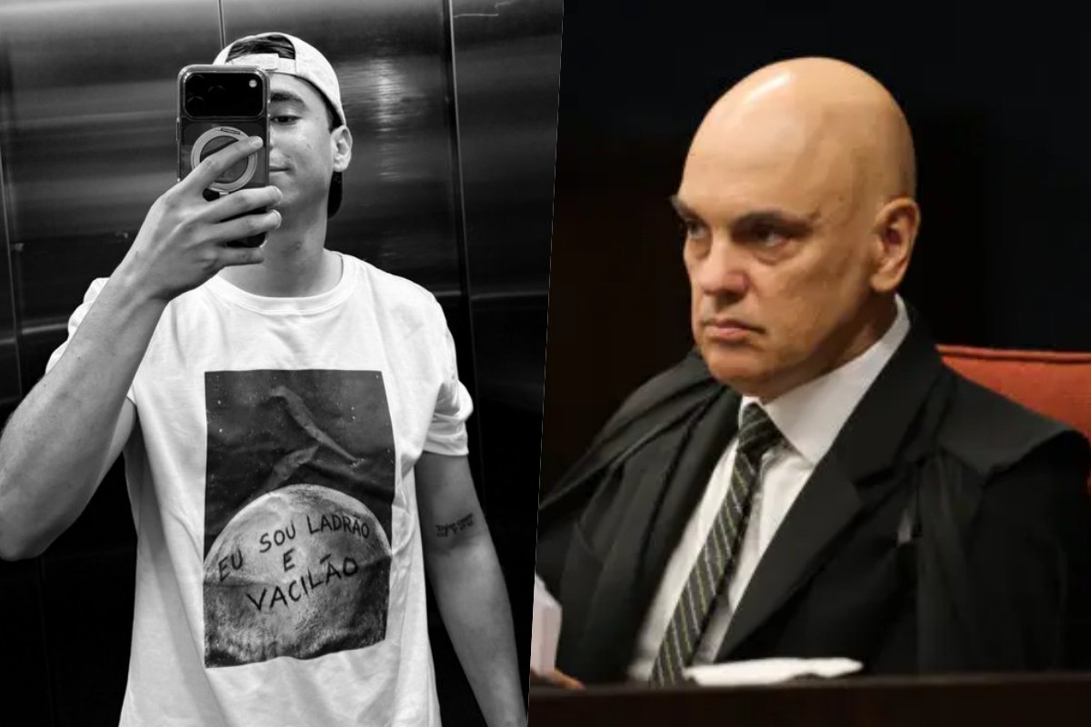 Nikolas Ferreira provoca Alexandre de Moraes com camiseta após vídeo de jatinho ligado a Daniel Vorcaro Nikolas Ferreira provoca Alexandre de Moraes com camiseta após vídeo de jatinho ligado a Daniel Vorcaro