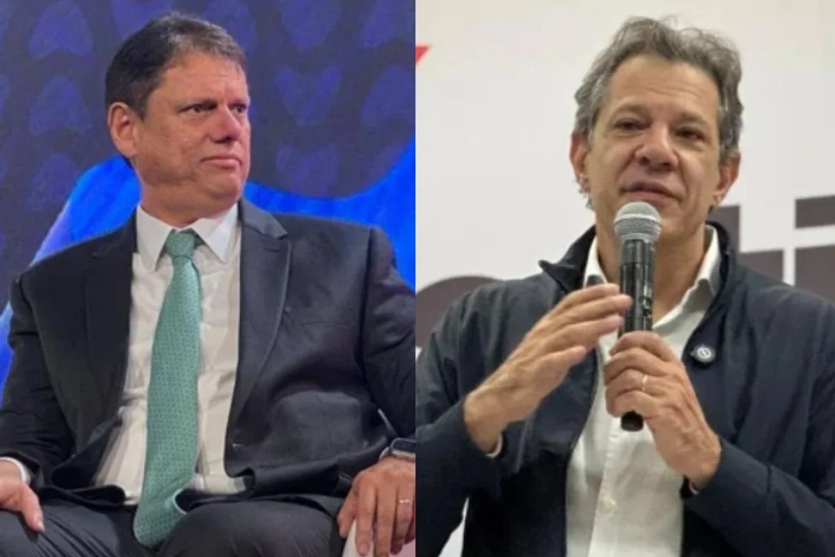 Tarcísio arrecada 260 vezes mais que Haddad em doações de pessoas físicas e expõe abismo financeiro na disputa pelo governo de São Paulo