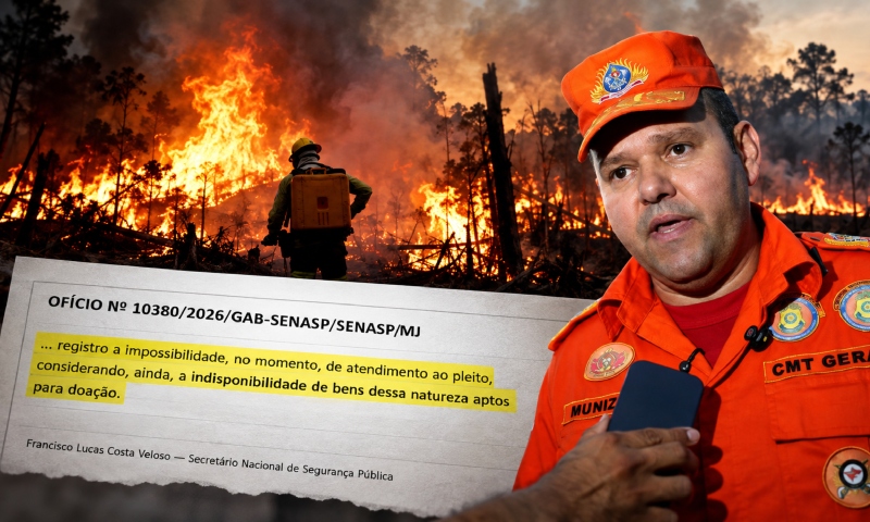 Documento oficial registra negativa a pedido de aeronaves para combater queimadas no Amazonas; governo federal e comando dos Bombeiros divergem sobre a ajuda Documento oficial registra negativa a pedido de aeronaves para combater queimadas no Amazonas; governo federal e comando dos Bombeiros divergem sobre a ajuda