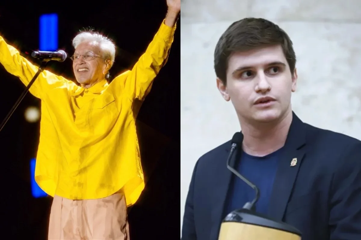 Caetano Veloso processa Lucas Pavanato e jornalista Thiago Asmar após vídeo com ofensas; Justiça determina retirada da publicação e cantor pede R$ 50 mil